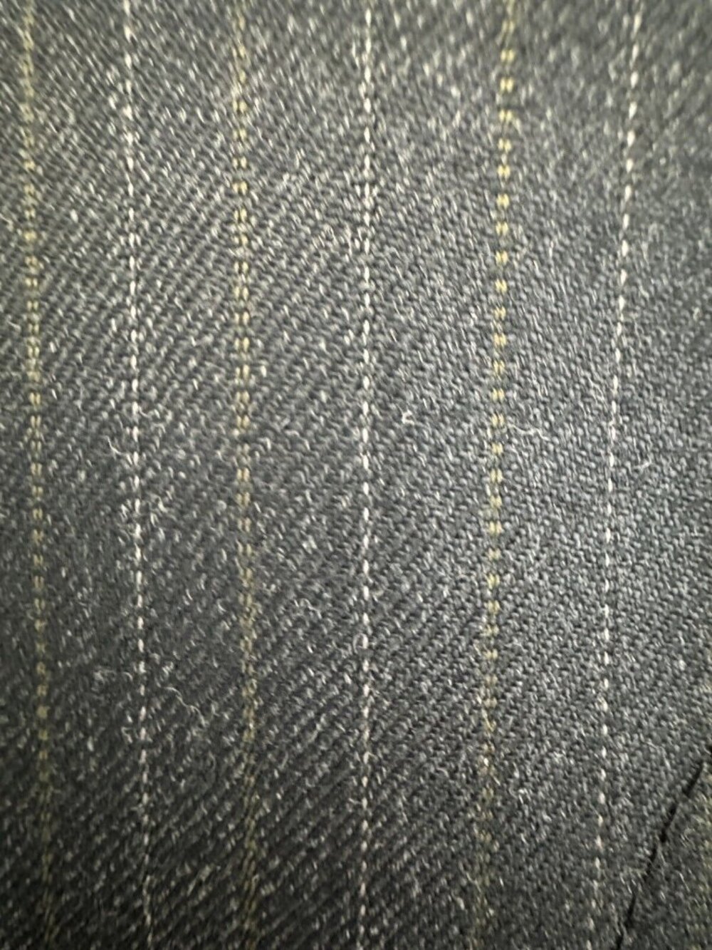 Tommy Hilfiger Mens Gray Pinstripe Wool Suit 43L W37 Colombia Business Office - Picture 11 of 11